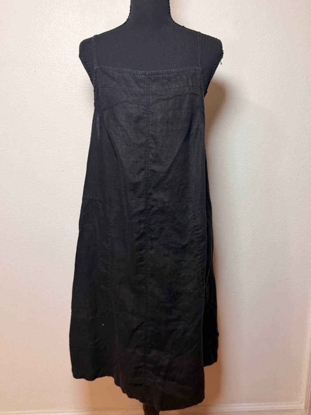 Everlane 100% Linen Apron Dress